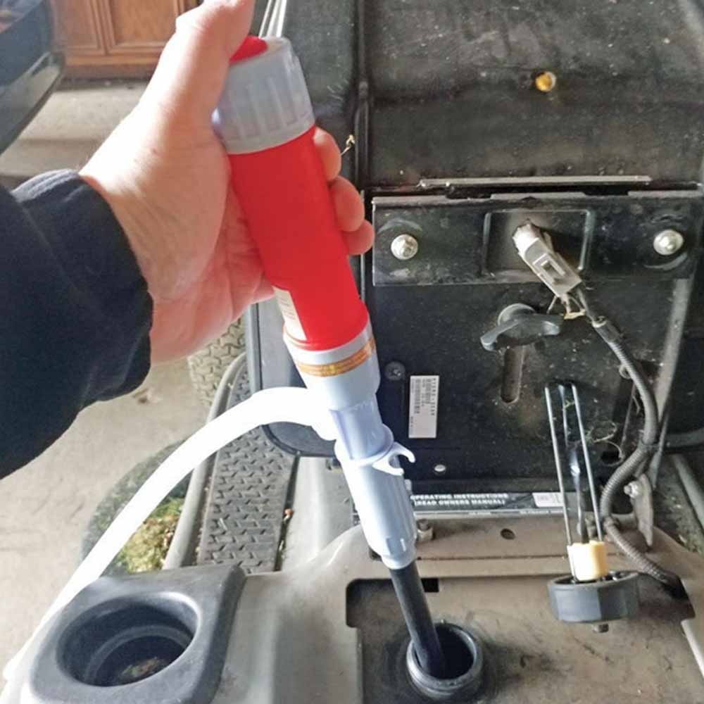 Punainen paristokäyttöinen pumppu nesteensiirtopumppu kaasuöljy polttoaine kalasäiliön vesi