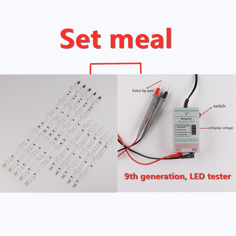 TV'S LED Array Bars Für Samsung UE40H5500 UE40H5505 UE40H5300 UE40H5510 TV Hintergrundbeleuchtung LED Streifen Matrix Lampen Bands Herrscher Lampen
