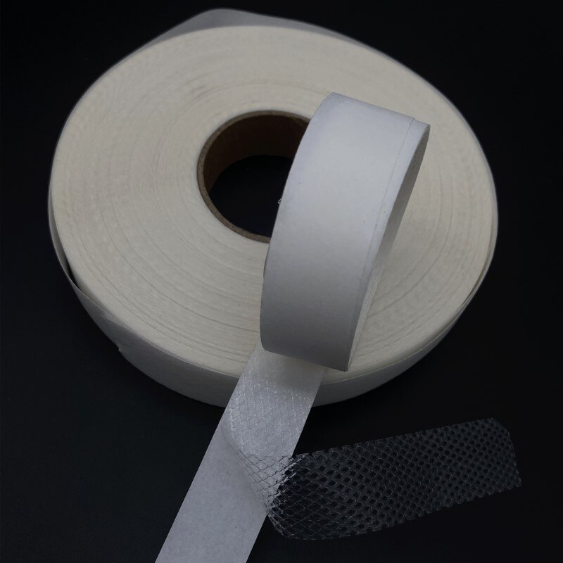 White Double-Sided Melt Adhesive Mesh Tape Garment Adhesive Interlining DIY Sewing Patchwork Material 9meter
