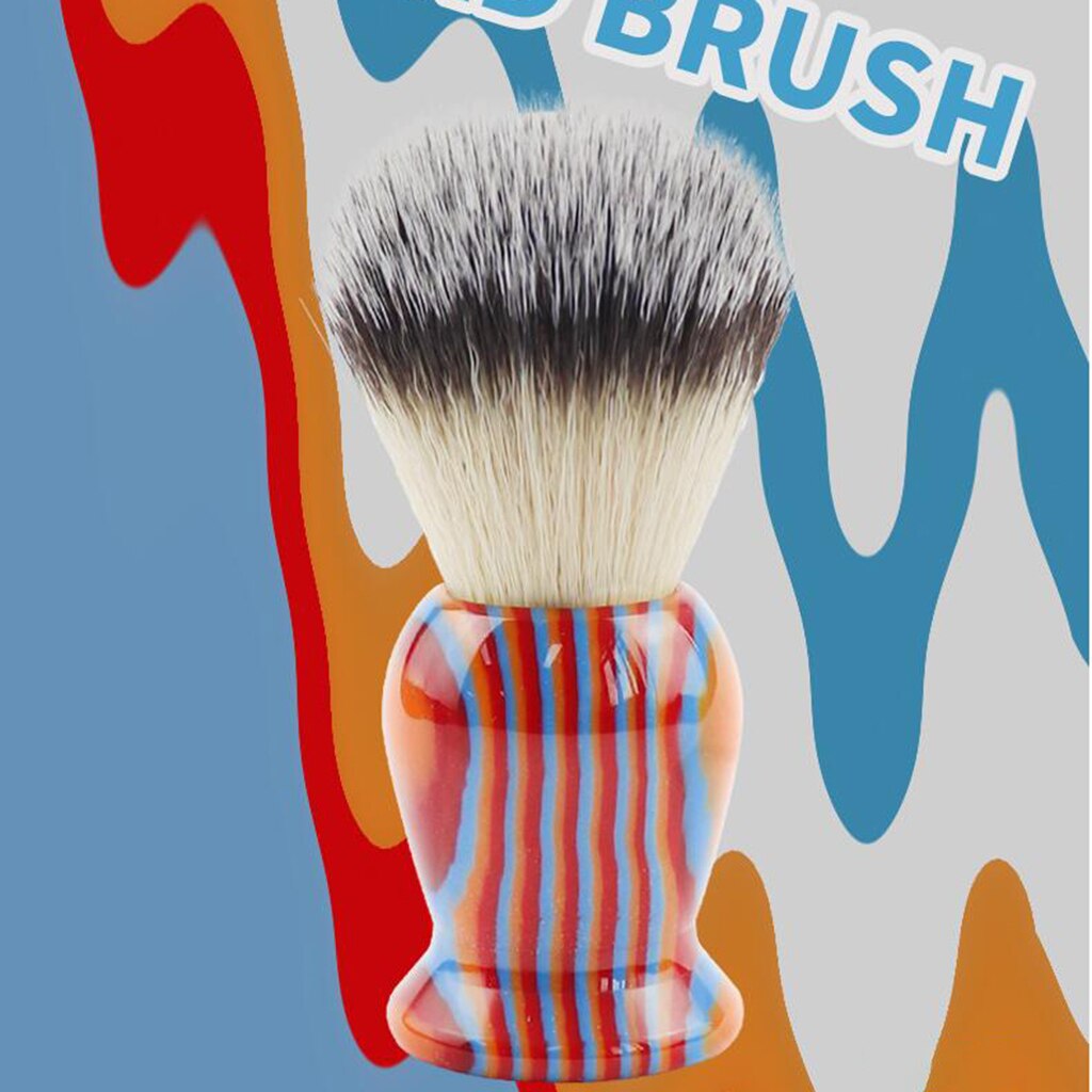 Men Shaving Brush Hair Shave Facial Beard Cleaning Appliance Pro Salon Tools Safety Razor Brush: C