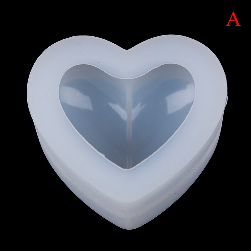 Stampo in silicone a forma di cuore con 3d aromi, stampo in silicone a forma di cuore per decorazioni auto, stampi in resina per candele fai da te: Un