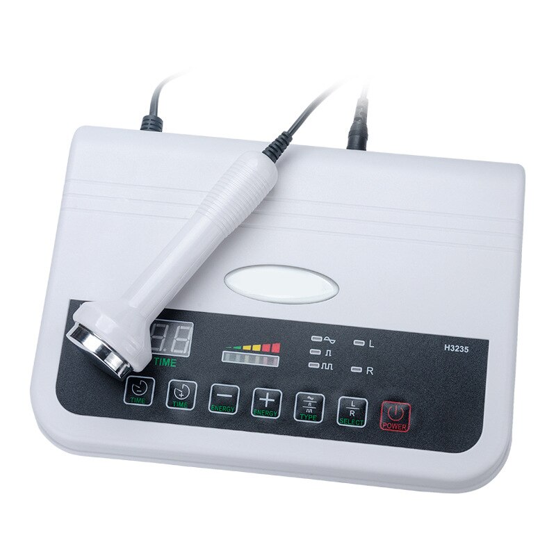 Dual probe ultrasound-apparaat, gezichtsbleking, sproetenverwijdering, rimpels verminderen, gezichtsmassage-instrument, huidverzorgings- en schoonheidstool