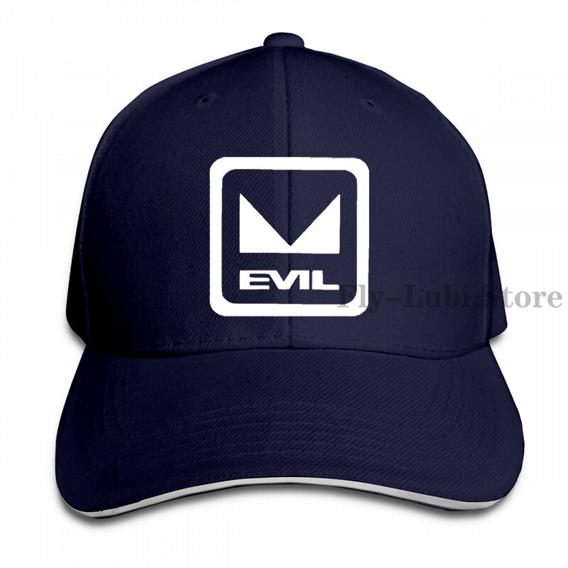 Evil Bikes Baseball cap men women Trucker Hats adjustable cap: 1-Navy