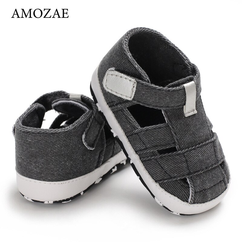 Sandalo di tela per bambini per 0-18M Baby Boys Girls primavera estate fondo morbido antiscivolo pre-walker First Walker Infant Toddler Shoes