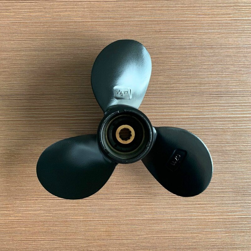 6 hp propeller 7 1/2 x 7 båtpropeller blad båtpropeller för suzuki 4-6 hp c711 oem 58110-91 jn 0-019 pålitlig