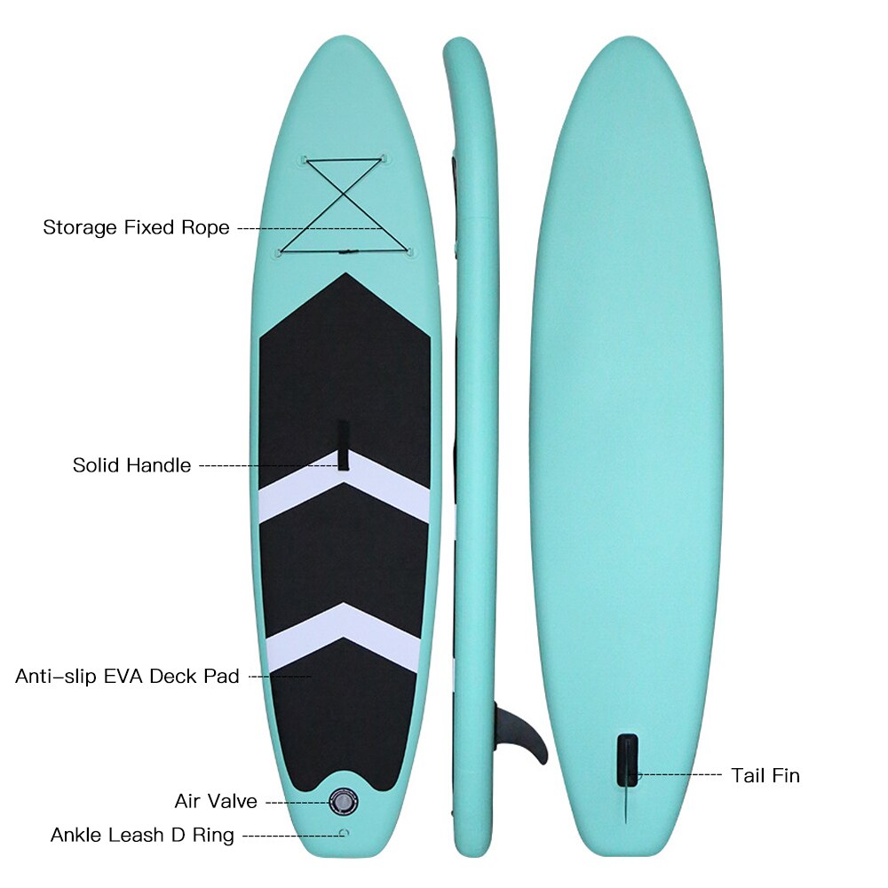 Inflatable Stand Up Paddle Board Surfboard with SUPs Carry Bag Inflatable SUPs Board Non-slip Deck Paddle Board Surfing Supplies