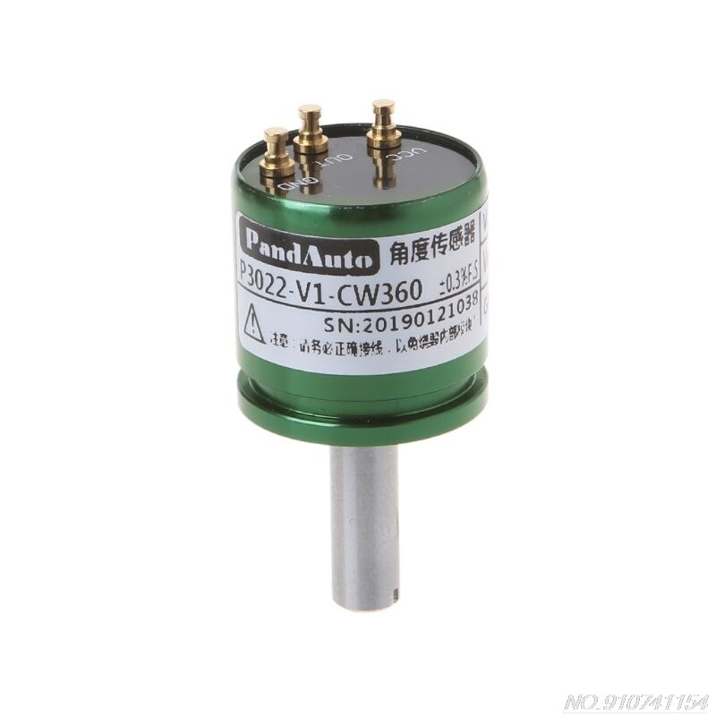 Angle Sensor Hall Effect Potentiometer Analog Transducer Rotation Displacement Non Contact Instrument DC 5V D21 20