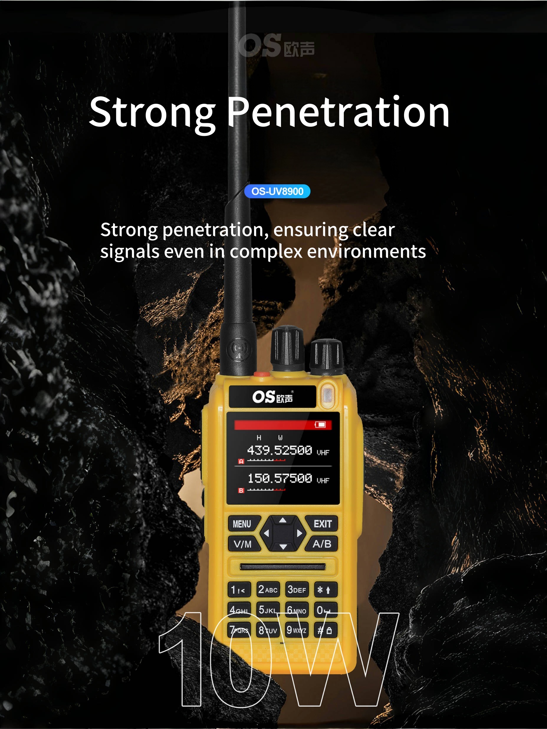 OS-DMR Brand Factory Two Way Radio Passed CE FCC UHF VHF Full Band Roger DTMF OS-8900UV Long Range Communication Radios