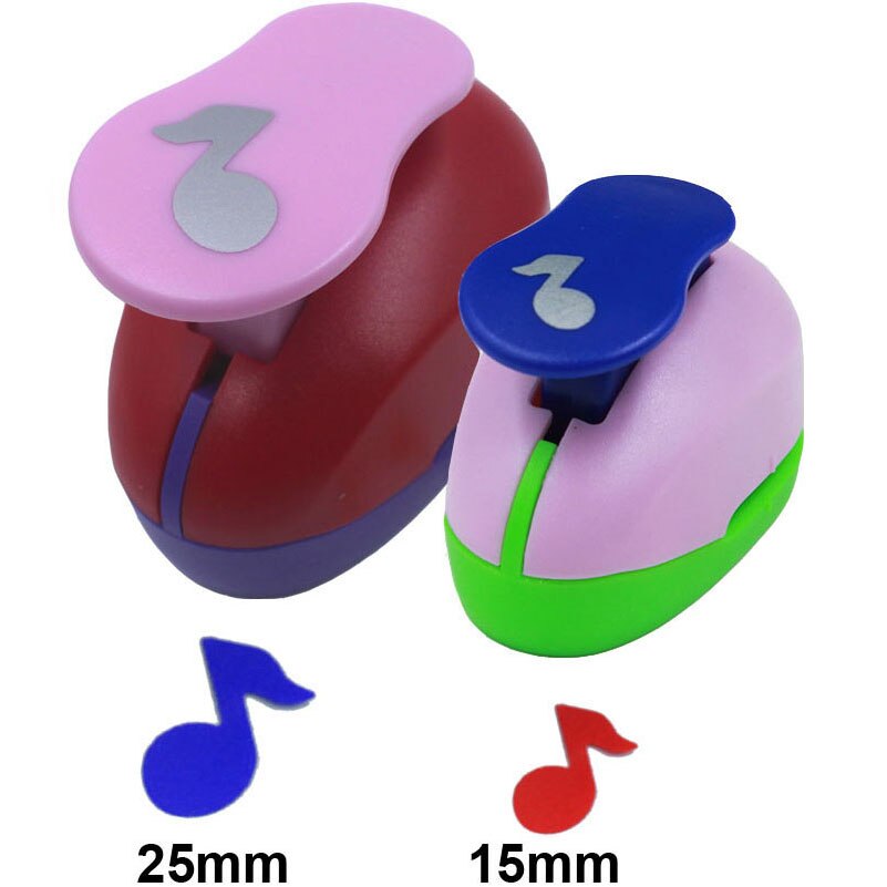 Christmas Snow Punch Craft 2pcs Snowflake (1pc 5/8&quot; and 1pc 1&quot;) hole punch set Scrapbook Paper Puncher Children&#39;s diy: Music Note