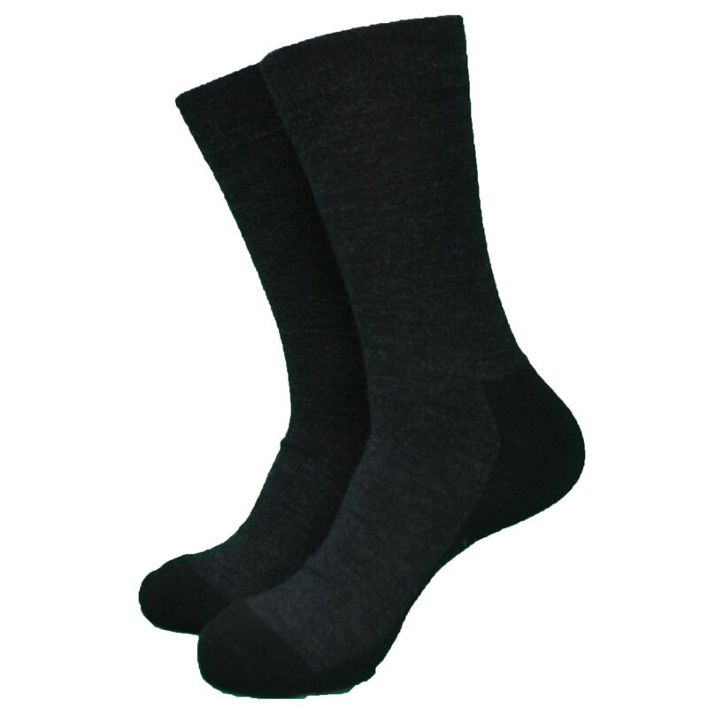1 par tyskland mørkegrå uld tykke arbejdssokker herresokker stor størrelse sokker