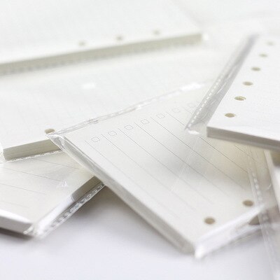 Mini 3 Holes Puncher Pvc Binder Notebook Journal Loose-leaf Diary Zipper Cover Journal Pocket Notepad School Stationery: 40 sheets blank