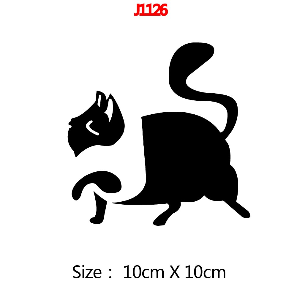 Cartoon cat Vinyl Decals Wall Stickers Stick Pattern Mural Art Wall Stickers Waterproof Wallpaper