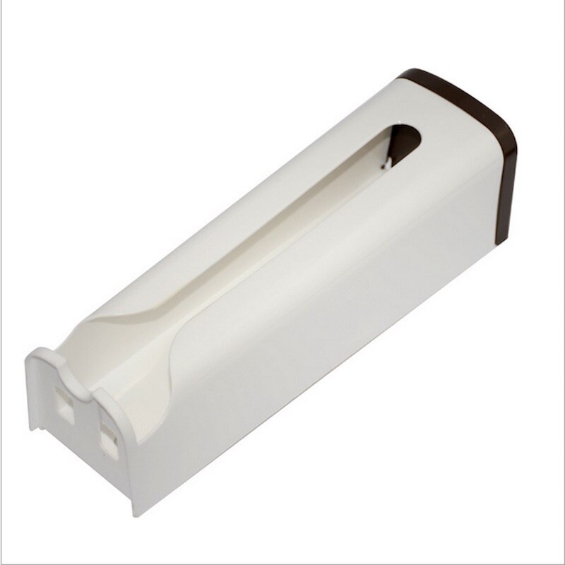 Support de sac en plastique d'épicerie de cuisine et distributeur pour des sacs en plastique-économiseur facile de sac de bâti de mur, distributeur de sac d'épicerie de bâti de mur: Beige