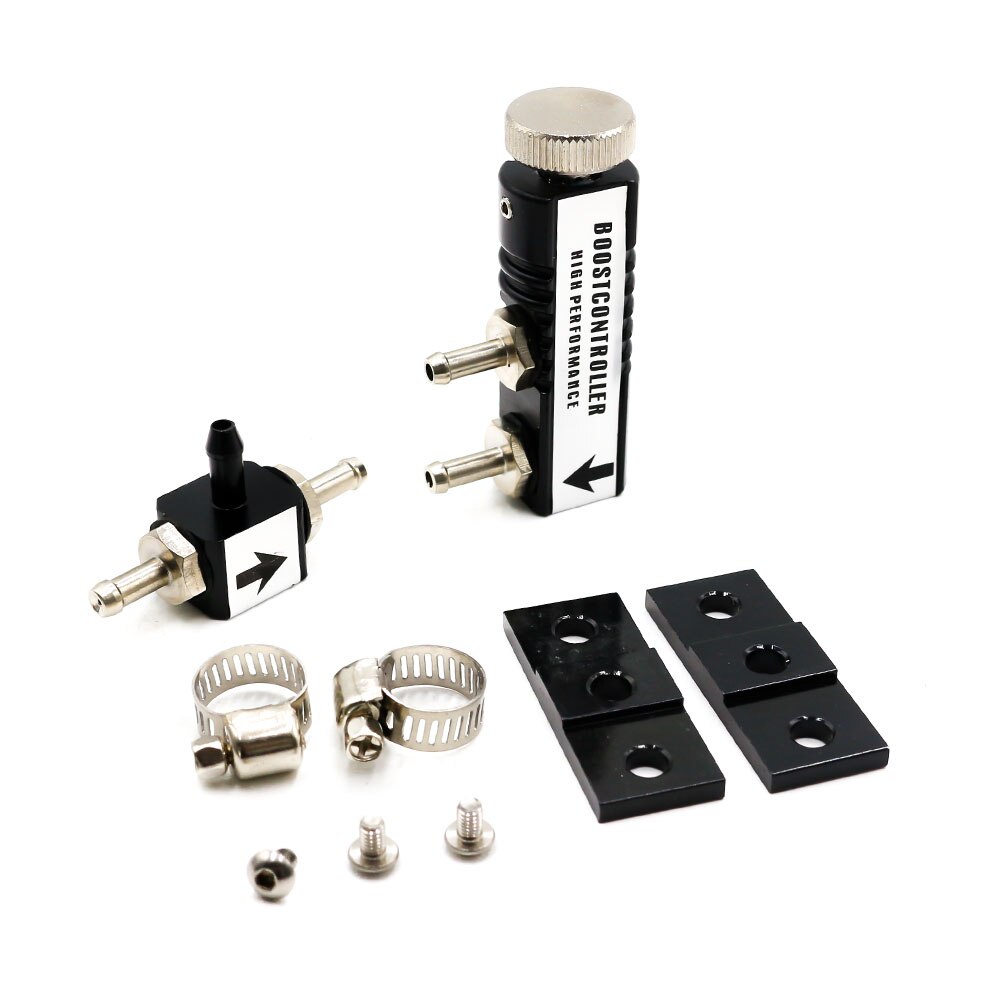 Universal Car Auto Turbo Boost Controller Kit Adjustable F Manual Boost Controller 1-30 PSI IN-CABIN YC100268: Black