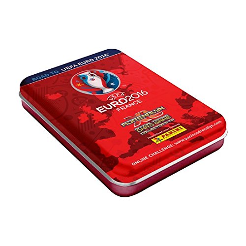 Road Euro Adrenalyn Mini Tin Box 9 Packs + 1 Limited Kaart Broodjes