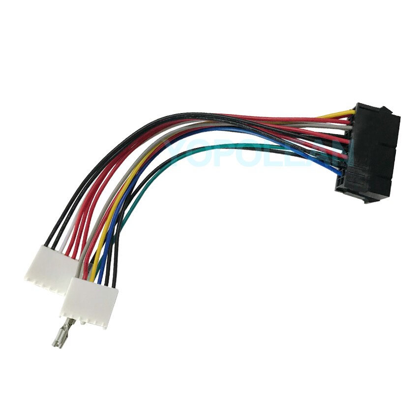 20Pin Atx Naar 2x Poort 6Pin Op Psu Converter Power Cable Koord Voor 286 386 486 586 Oude Computer