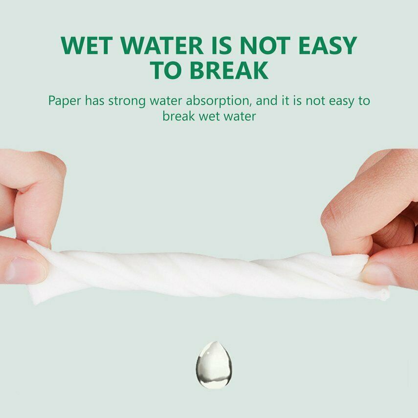 Rollo de papel higiénico para el hogar suave y gruesa absorción de agua Flexible N6