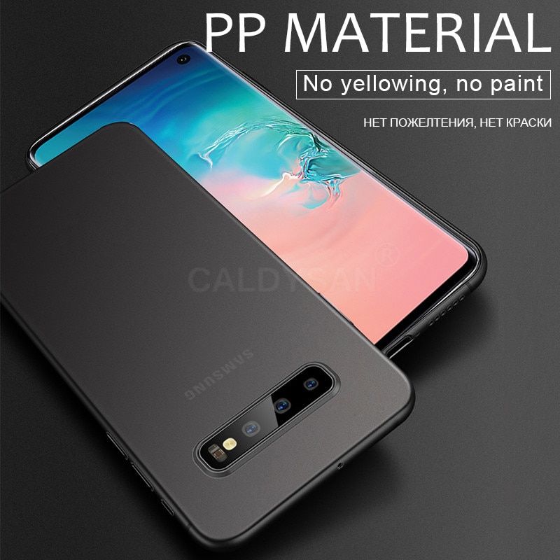 Luxe Ultra Dunne 0.2 Mm Matte Pp Case Op De Voor Samsung Galaxy S8 S9 S10 S10E Plus Note 8 9 10 Pro Shockproof Bumper Telefoon Case