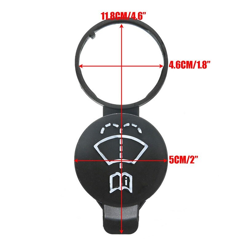 Tapón de depósito de líquido para limpiaparabrisas de Chevrolet Cruze Buick, 1 Uds.