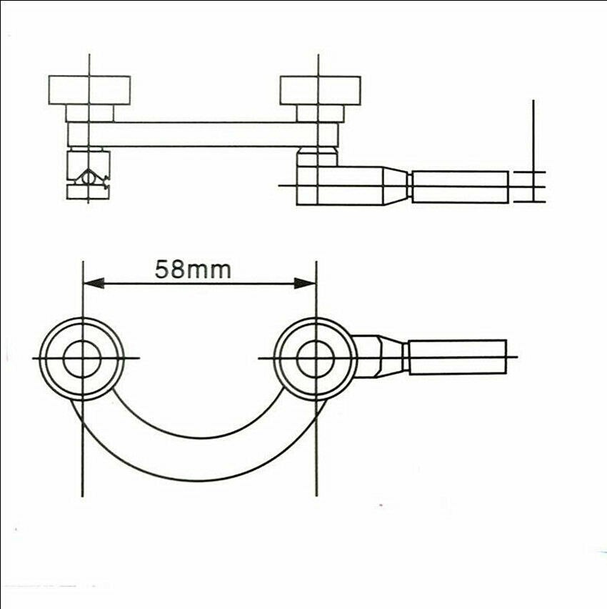 Indicateur de centrage Coaxial co-ax support central de précision pour fraiseuse