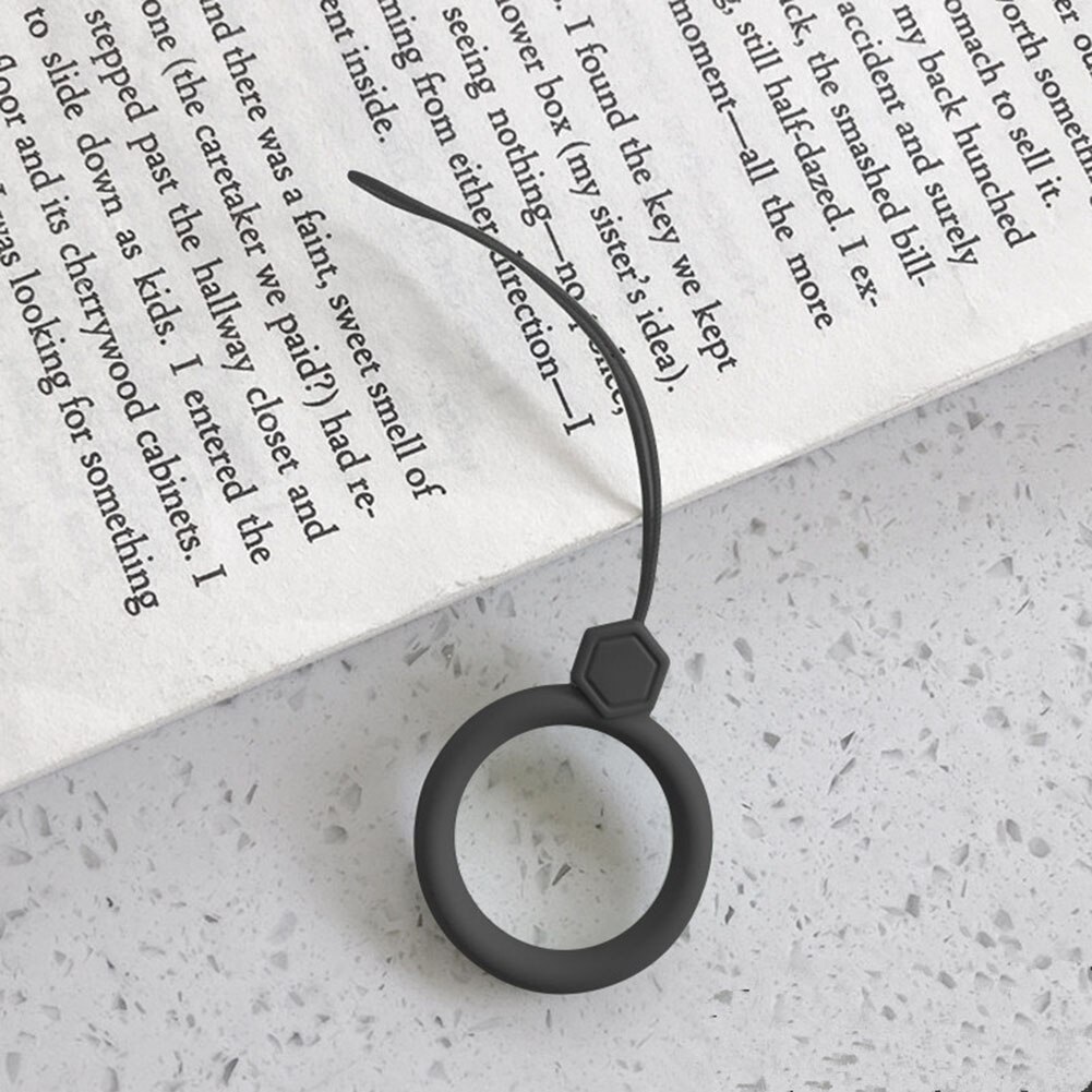 Universal Mobile Phone Lanyard Strap Anti-lost Silicone Ring Lanyard Strap Holder for Mobile Phone Straps Finger Ring Lanyard