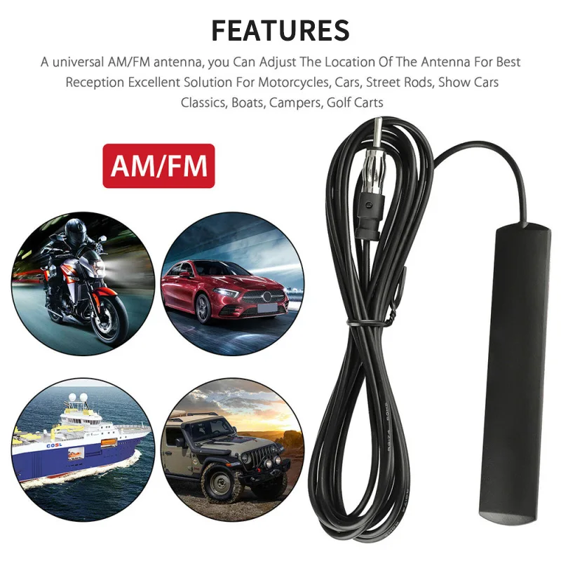 Ameise-309 Autoradio FM Antenne Universal- Auto Tupfer Antenne Signal verstärker Verstärker Funk verstärker Fahrzeug Stiefel Signal Verbesserung Gerät