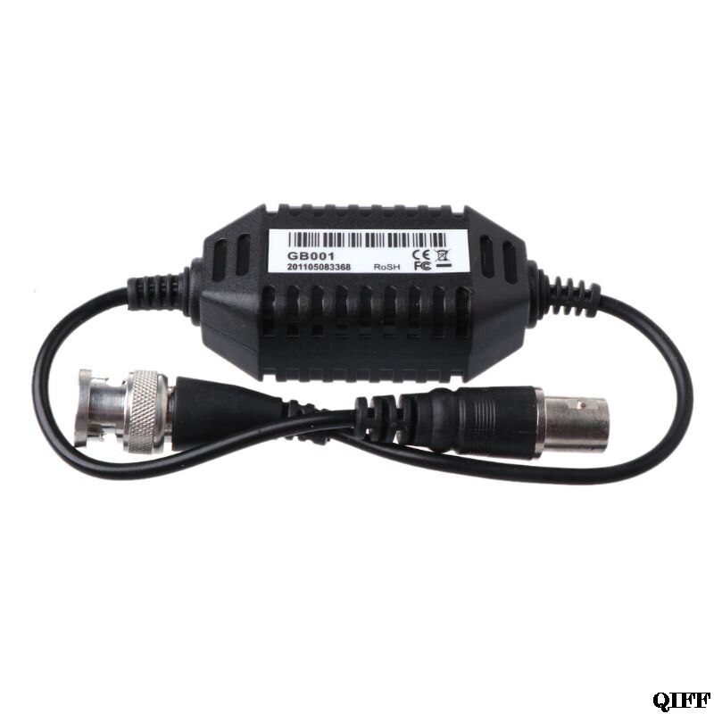Male to Female Coaxial Video Ground Loop Isolator with Built-in Video BALUN for CCTV Camera June 11