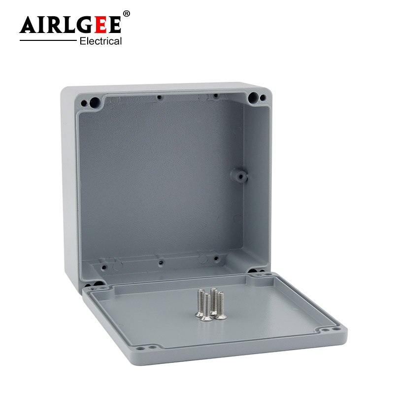 160 * 160 * 70mm waterproof square industrial control junction box aluminum die-casting outdoor telecommunications chassis