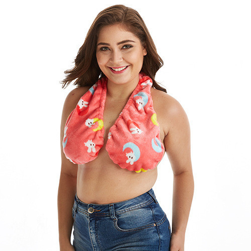 Sujetador de toalla de baño para lactancia materna, Bralette de pecho grande, Top Bandeau: S / Verde