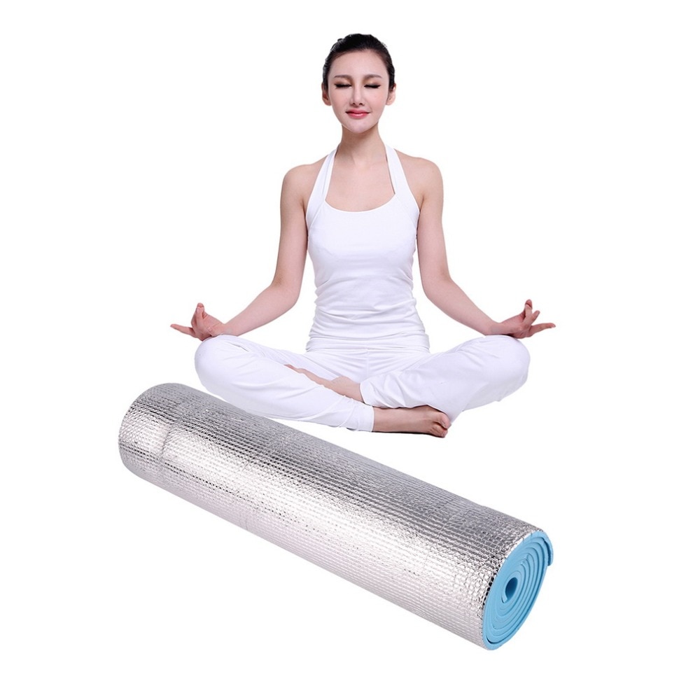 180 x 50 x 0.6cm aluminiumskum picknick yoga fitness träningsmattor utomhus