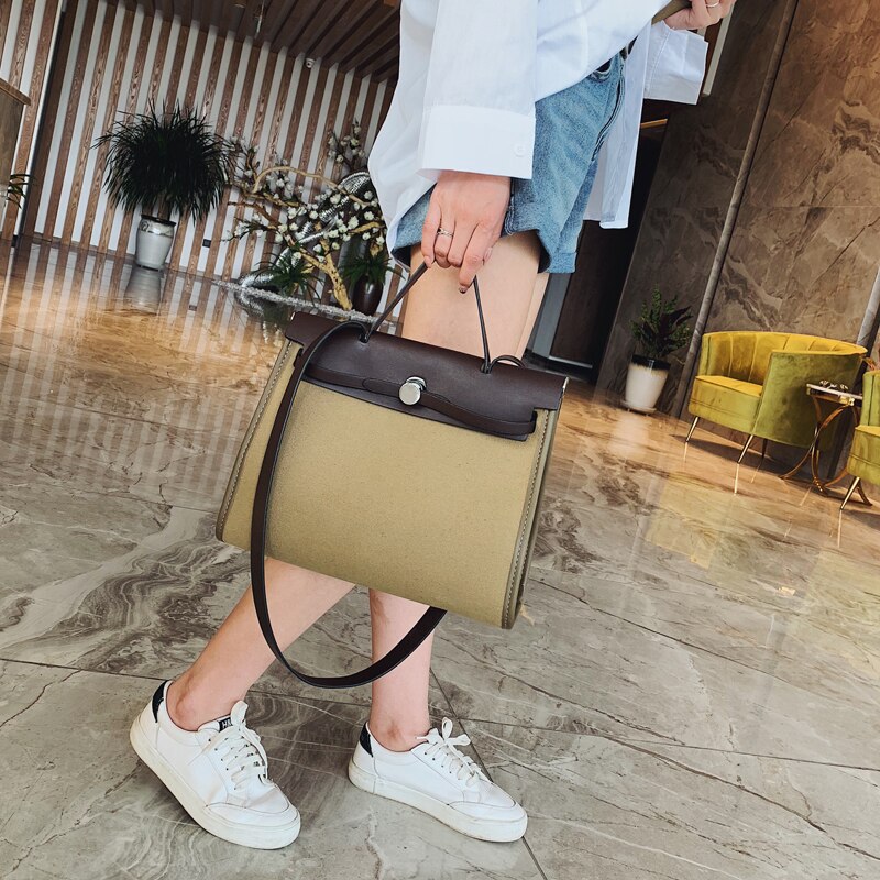 Petits sacs à main en toile pour femmes, sacoches de bonne , sacs à épaule de luxe de styliste pour dames, fourre-tout à bandoulière