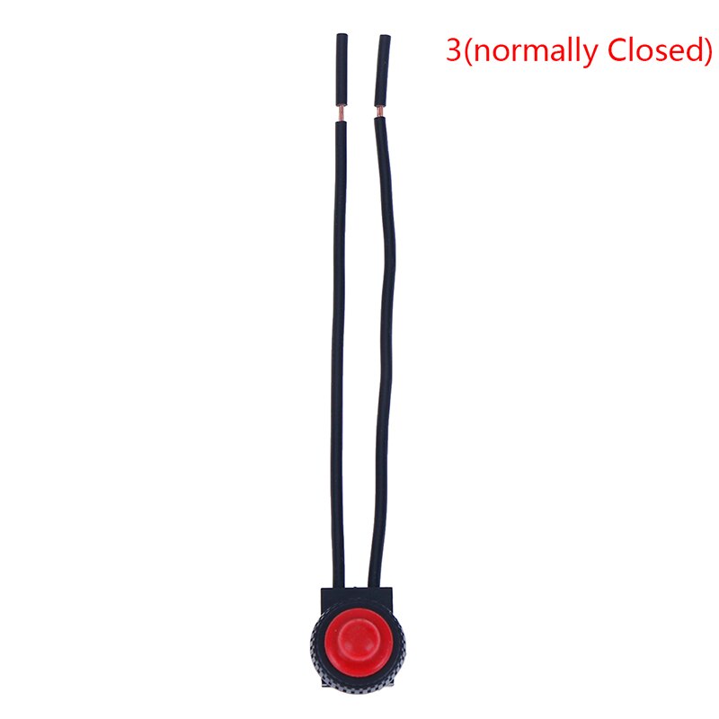 1Pc 220V étanche bouton-poussoir interrupteur marche-arrêt avec 4 "conduit moto voiture bateau en directe: 3