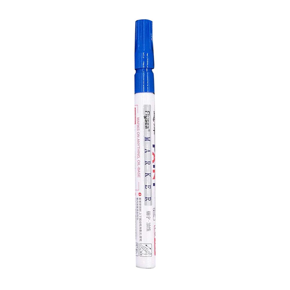 Bildæk maling tusch vandtæt bil maling pen ridse reparation pen remover maling maling tusch pen biltilbehør: Blå
