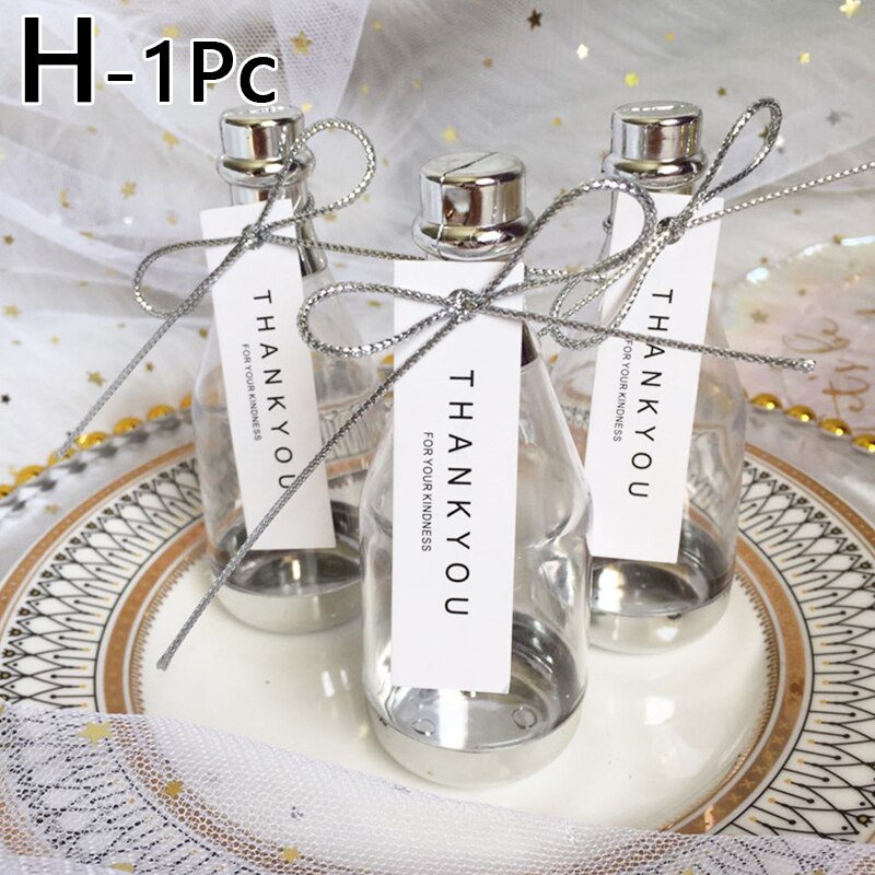 Wedding Candy Box Plastic Drifting Bottle Candy Box Champagne Bottle Small Box Birthday Banquet Candy Boxes: H