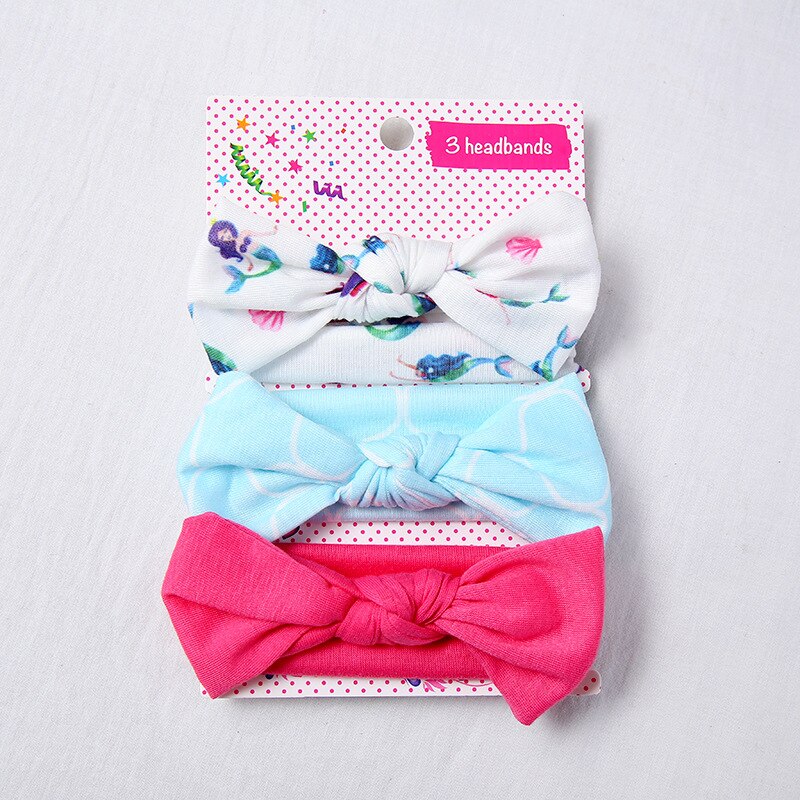 UK Elastic Baby Headdress Kids Hair Band Girls Bow Newborn Headband Ribbon: d