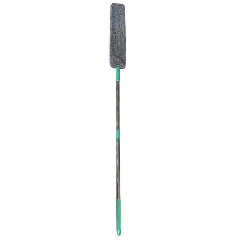 Sängyn pölyharja pitkävartinen moppi uudelleenkäytettävä mikrokuitupölyn lakaisuharja 100cm/125cm e2s