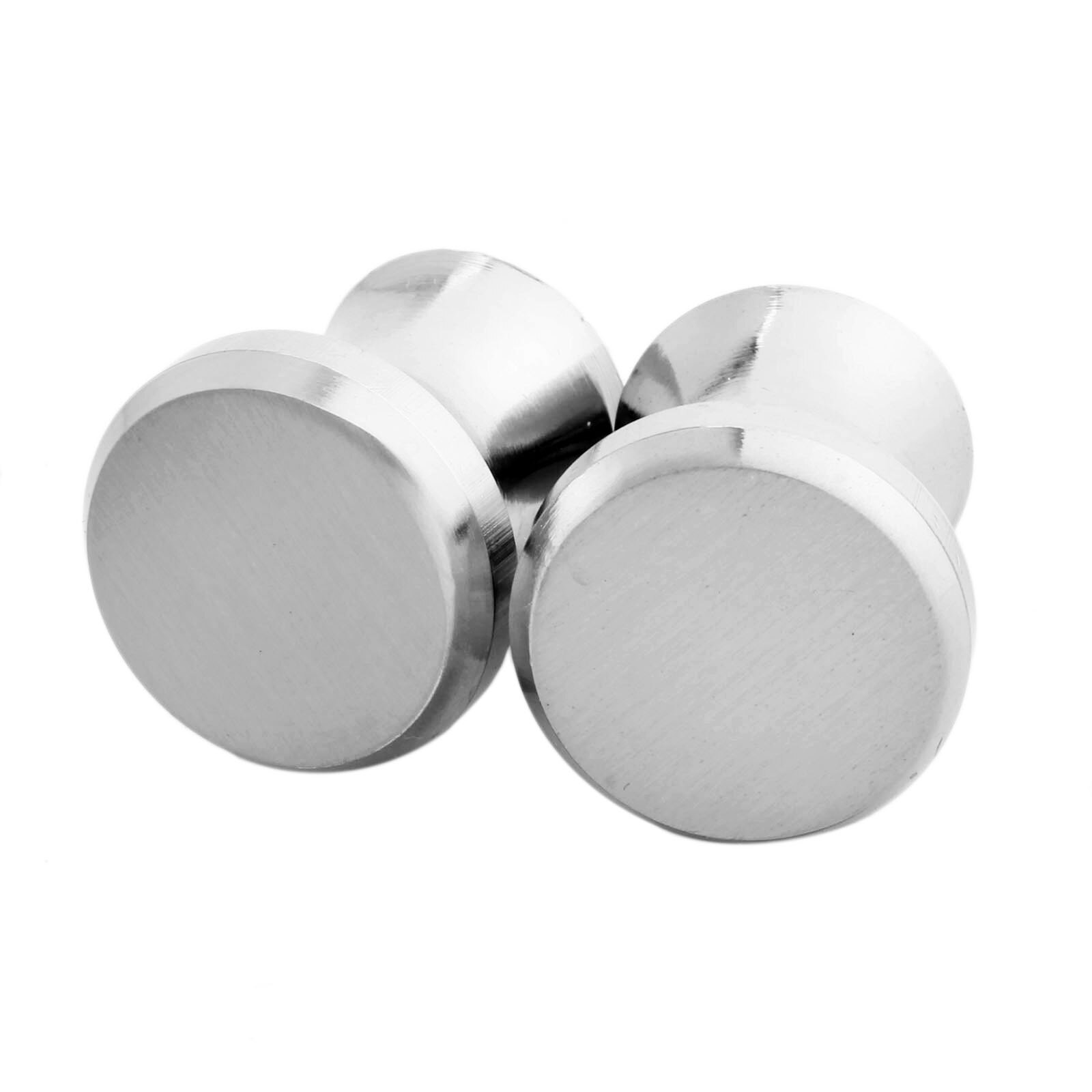 2 st aluminiumlegeringsskåp dra skåp låda handtag knoppar garderobsknopp med skruv möbelbeslag