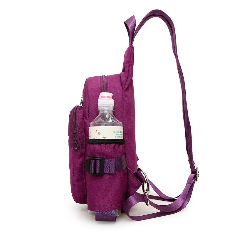 Novo saco de ombro de náilon feminino diário viagem pequenas mochilas saco feminino casual sacos de peito senhoras bagpack mochila