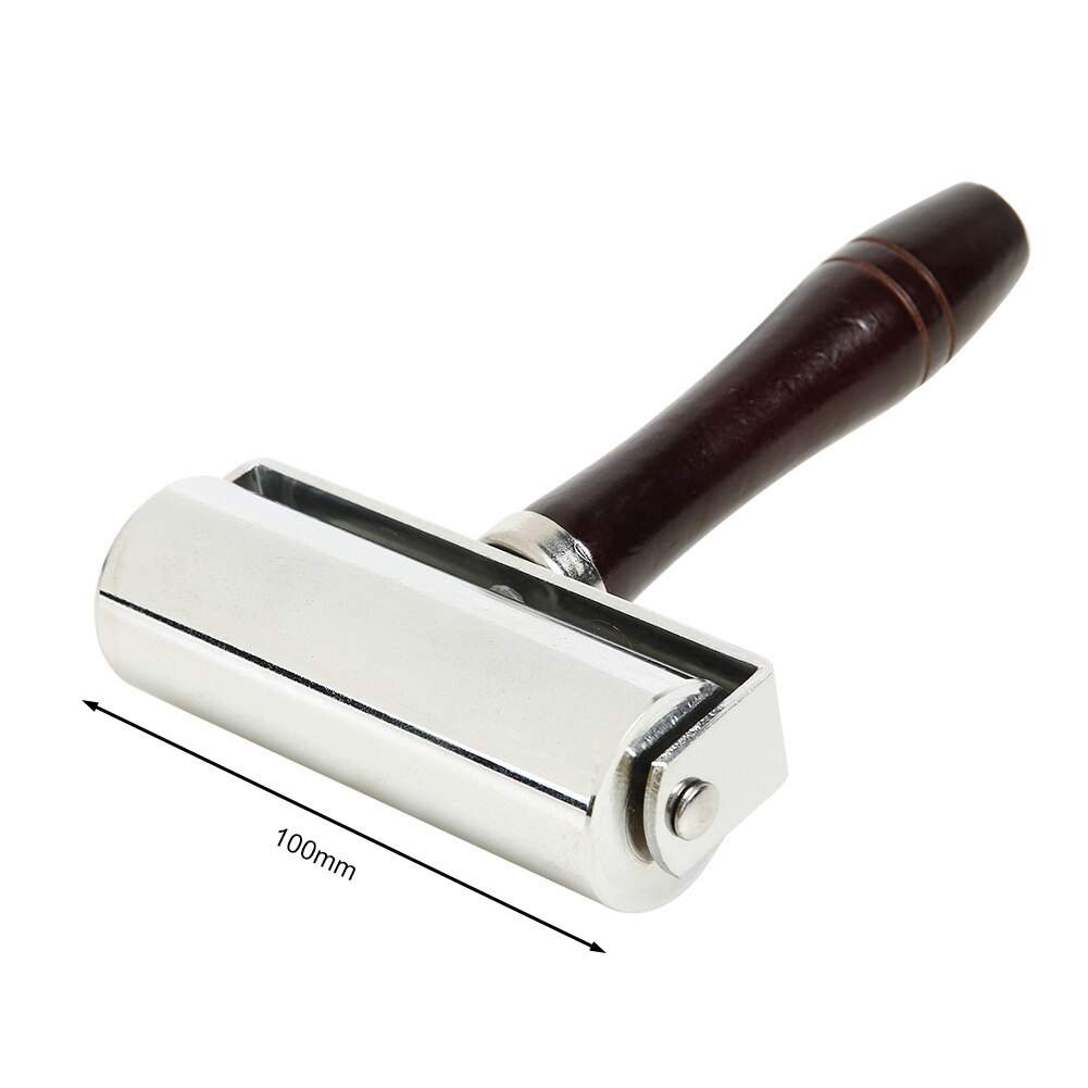 Lær lim kanter laminering rulle håndverk lær håndverk rulle gjør det selv håndlaget krølleverktøy 26/60/100mm lær rulle: 100mm