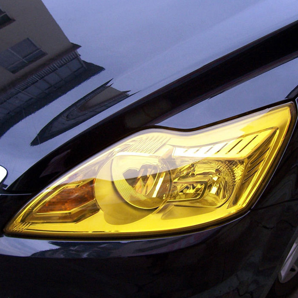 30x60cm Car headlight film transpare vinyl Self Adhesive Car vinyl Light Sticker Smoke FogLight Headlight Tint Film For Car Wrap