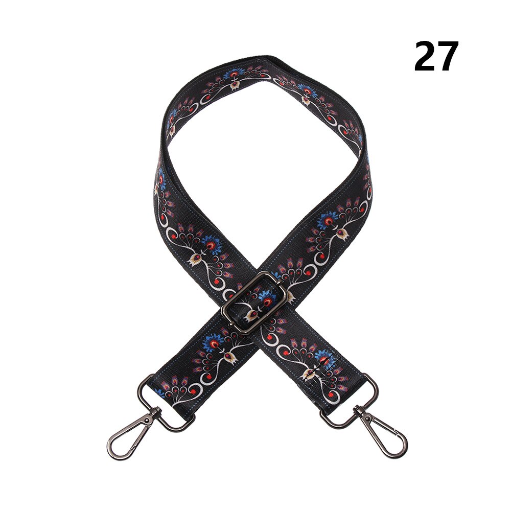 Rétro sangles pour sacs femmes arc-en-ciel réglable sac à bandoulière ceinture chaîne décorative sac à main sangles sac accessoires: 27
