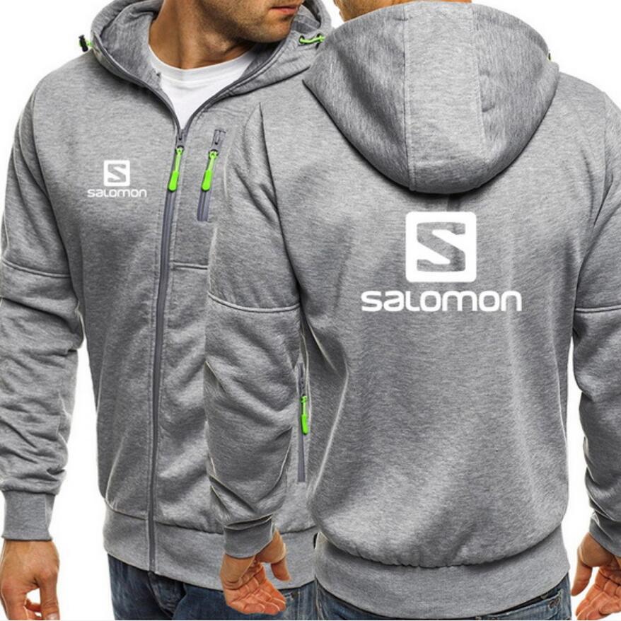 Syksy miesten takit huppari takki s painettu rento hupullinen takki vetoketjullinen neuletakki plus fleece m -3xl
