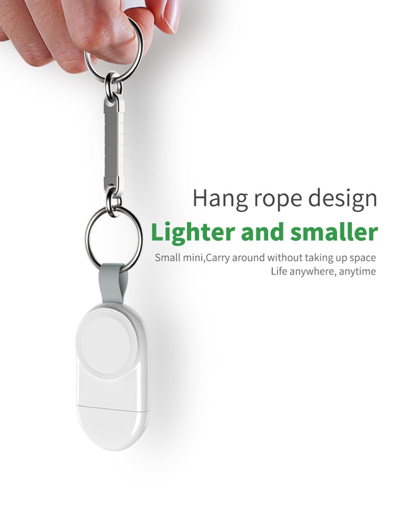 Draagbare Draadloze Oplader Voor Apple Horloge Serie 6 Se 5 4 3 2 1 Band Strap Station Usb Charger Kabel voor Iwatch 6 Se 5 4 3 2 1