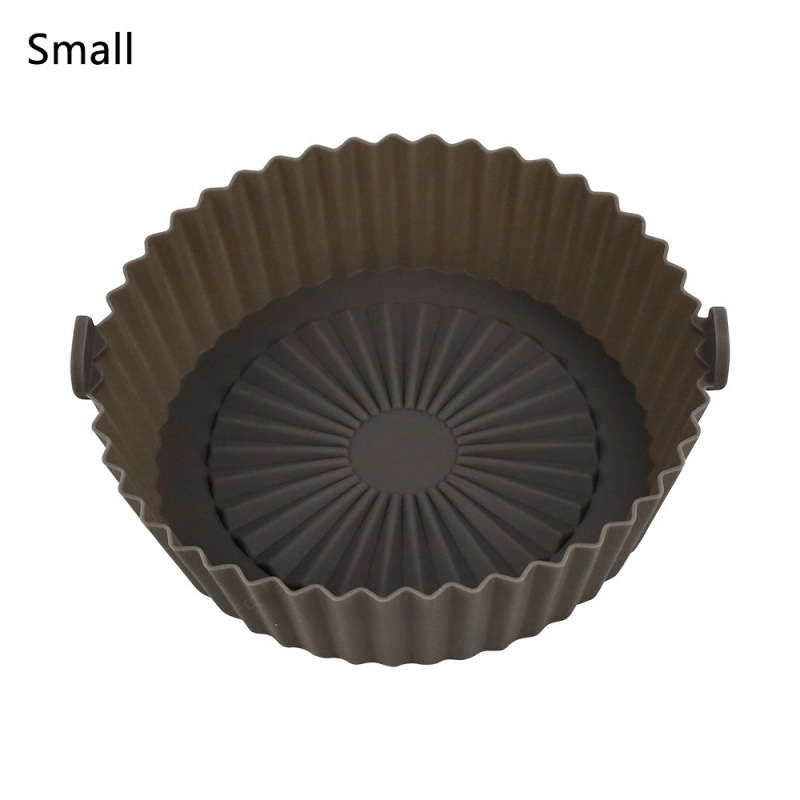 1PC Air Fryer Silicone Pot Pad Kitchen Tools Replacement Available For Oven Baking Bread Chicken Bakeware Accessories: 3