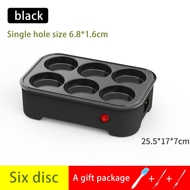 Electric Eggs Roasted Hamburger Machine Red Beans Cake Crepe Maker Home Mini Pie Pancake Baking Fried Egg Omelette Frying Pan: A / EU