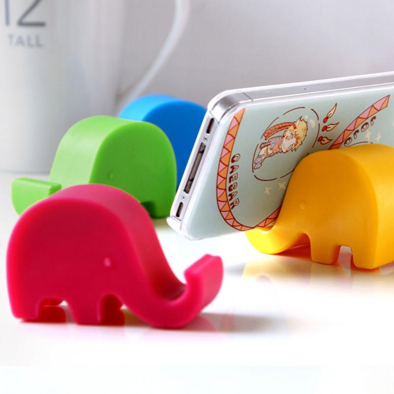 1 stücke Telefon Halfter Kunststoff Schreibtisch Elefanten Halterungen Elefanten Stehen Für Telefon SchöNe Zugänglich Für praktisch Tablette