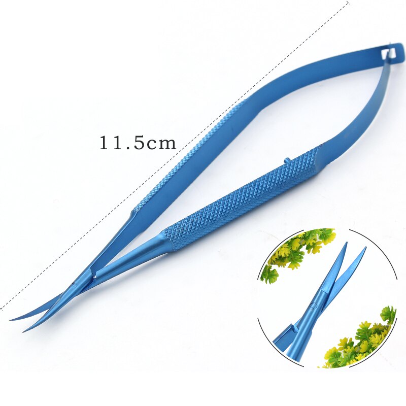 Mikroskooppiset instrumentit 12.5 cm mikrosasta, sidekalvo hammastettu, pihdit koettimet, koukut, lastat, tähystimet pinsetit: Musta