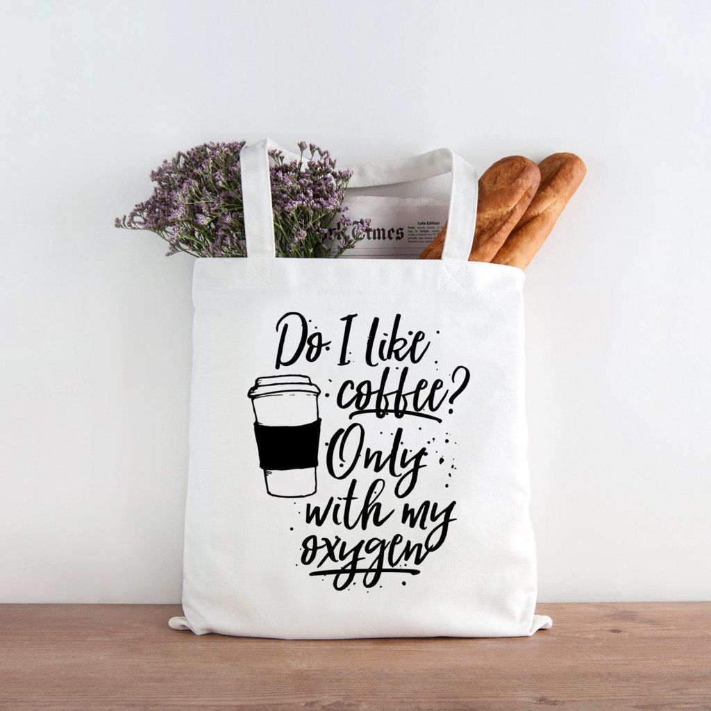 Canvas Shopping Bag Reusable Eco FriendlyTote Bag Coffee First Mom Life Shopper Book Bags Teacher Student Shoulder Bag Compra