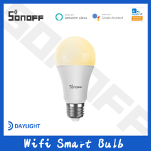 1-8 Stuks Sonoff 9W E27 Wifi Smart Led Rgb Lamp Dimbare Spaarlamp Voor Ewelink app Automatisering Werken Met Alexa Google Thuis