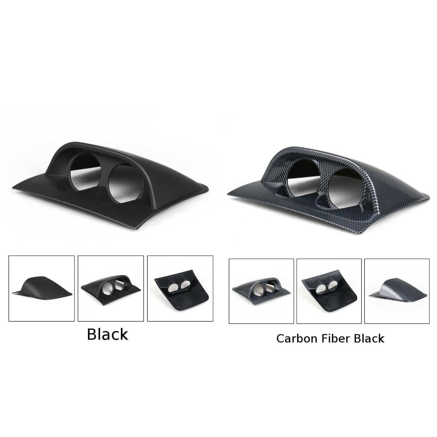 ABS Mount Stand 1pc Parts Holder 2-Hole 2-Inch Auto Truck Dashboard Pod